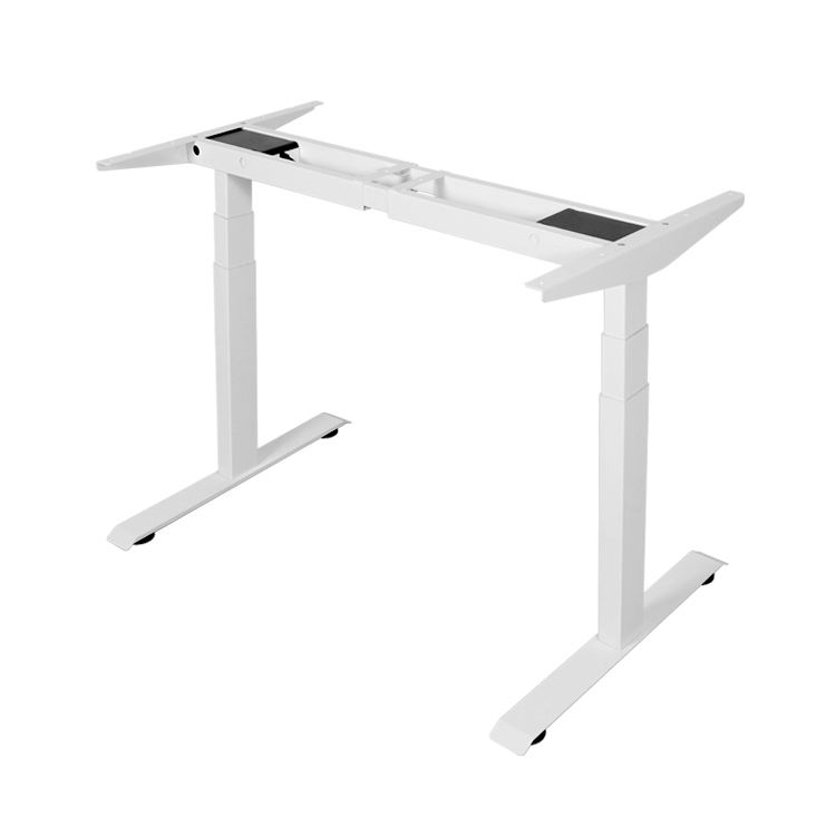 Dual Motor 3 Stage Electric Standing Desk / 2 Legs Frame