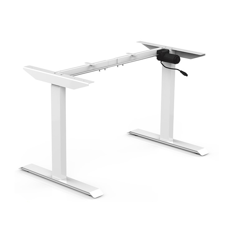 Single Motor 2 Stage Electric Standing Desk / 2 Legs Frame